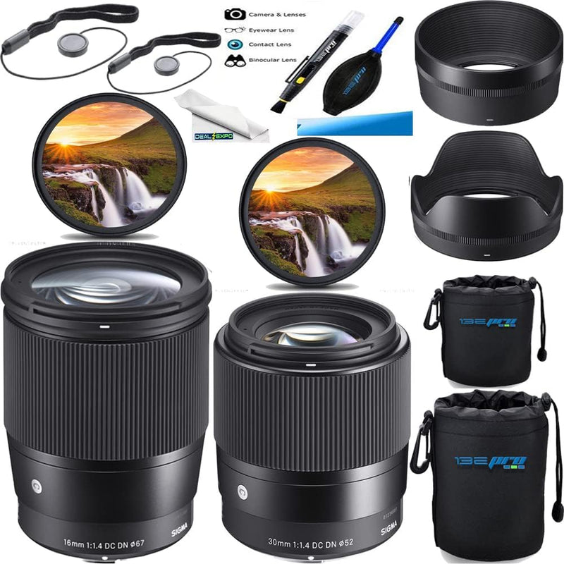 Sigma SIG16SIG30SNEB Two Lens Kit for Sony E Mount — main product image
