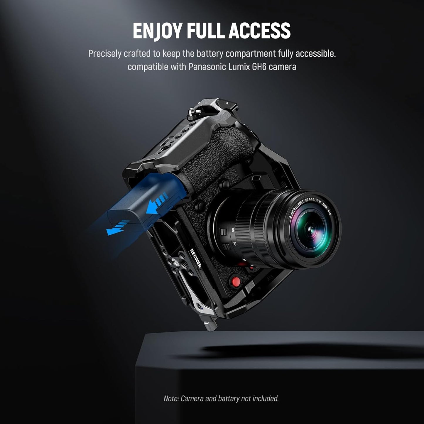 Neewer 10103122 Lumix GH6 Camera Cage - Aluminum Video Rig