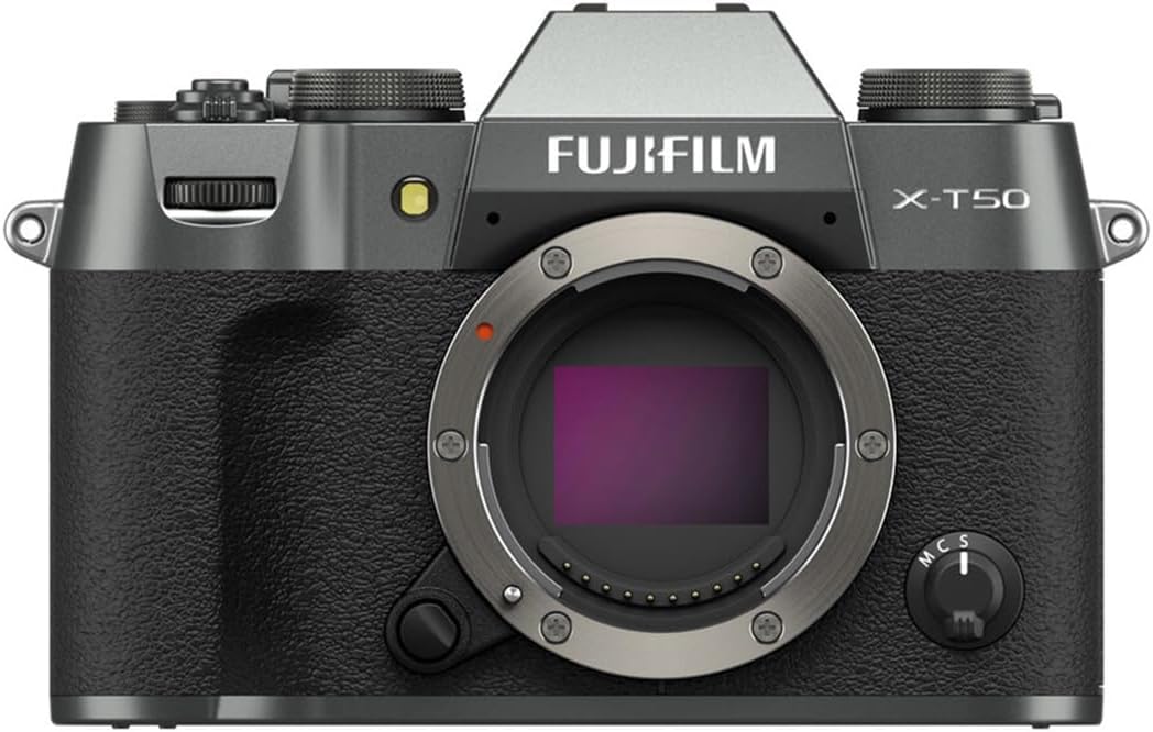 Fujifilm X-T50 X-T50 Mirrorless Digital Camera - Charcoal Silver with Bundle