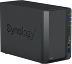 Synology DS223 DiskStation NAS 16TB HDD Storage