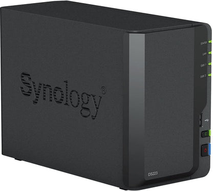 Synology DS223 DiskStation NAS 16TB HDD Storage