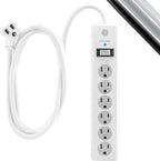 GE 50768 6-Outlet Surge Protector 15ft Cord