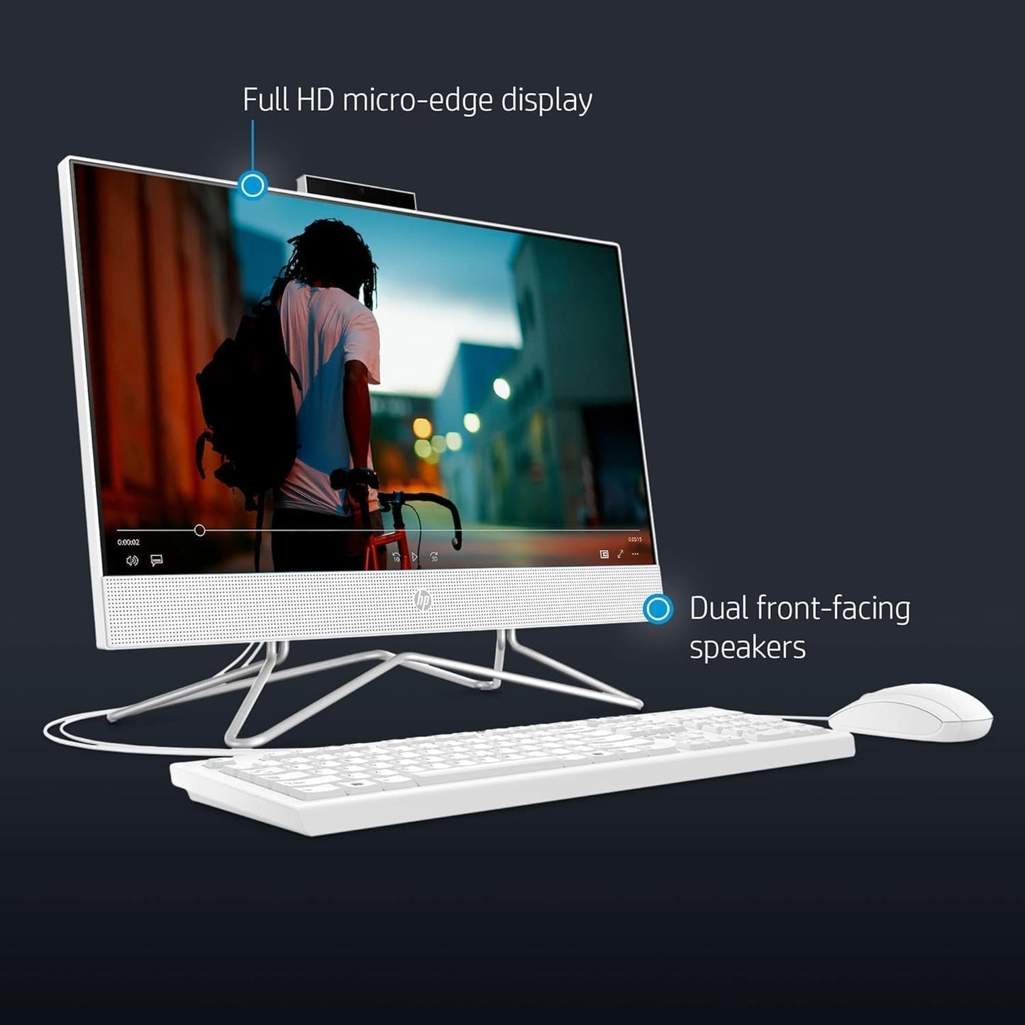HP HP AIO 21.5" FHD All-in-One Desktop