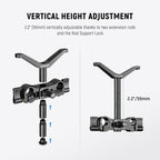 Neewer 10102034 Camera Lens Support 15mm Rod Rail