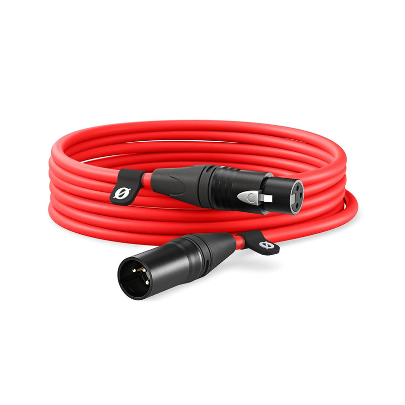 Rode XLR3M-R Premium XLR Microphone Cable 3m Red — main product image