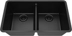 Lexicon LP5050K 32 Inch Quartz Double Bowl Kitchen Sink