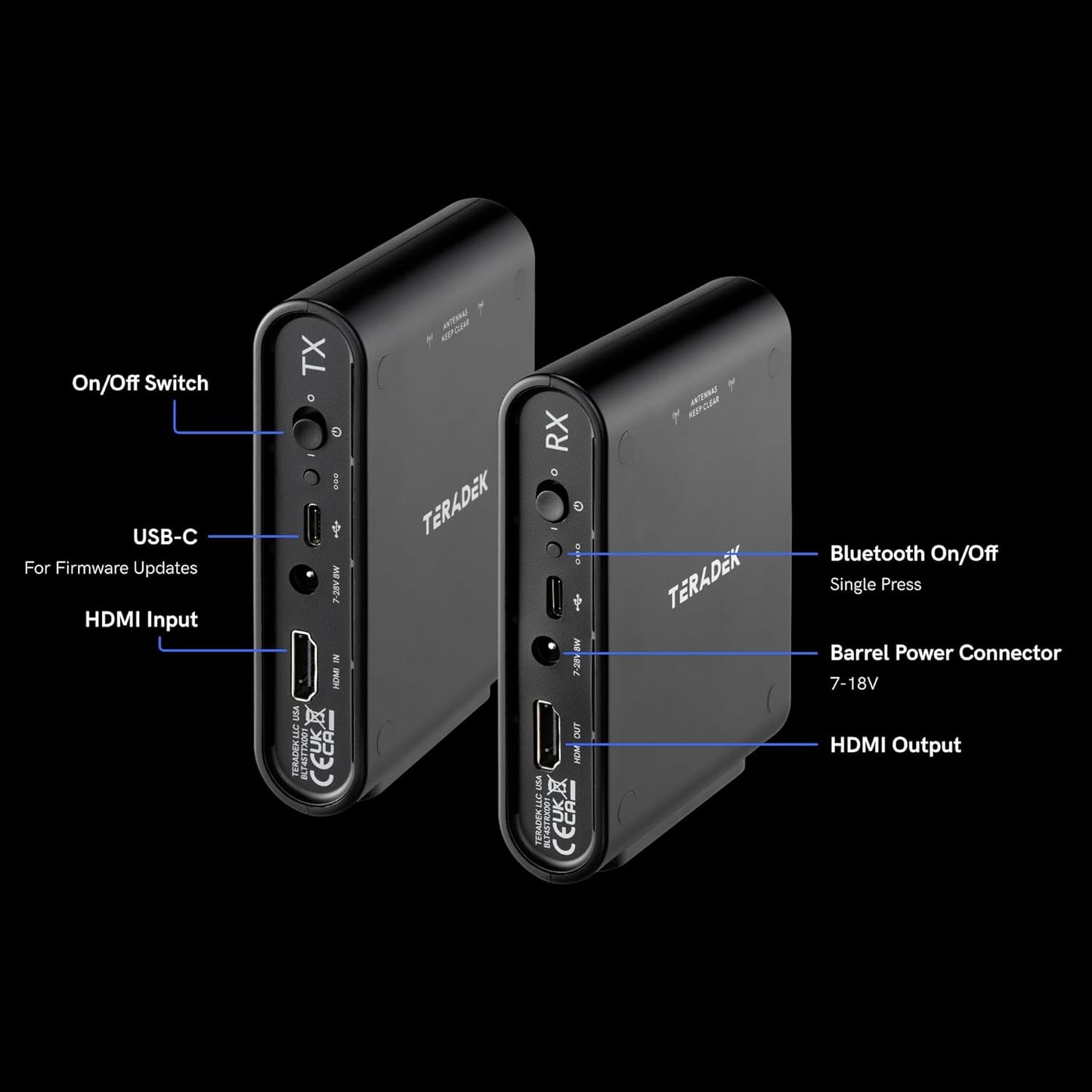 Teradek 10-2240 Ace 750 4K Wireless HDMI TX/RX