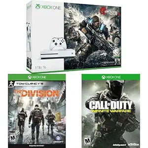 Microsoft Xbox One S 1TB - Gears of War 4 Bundle + COD + The Division