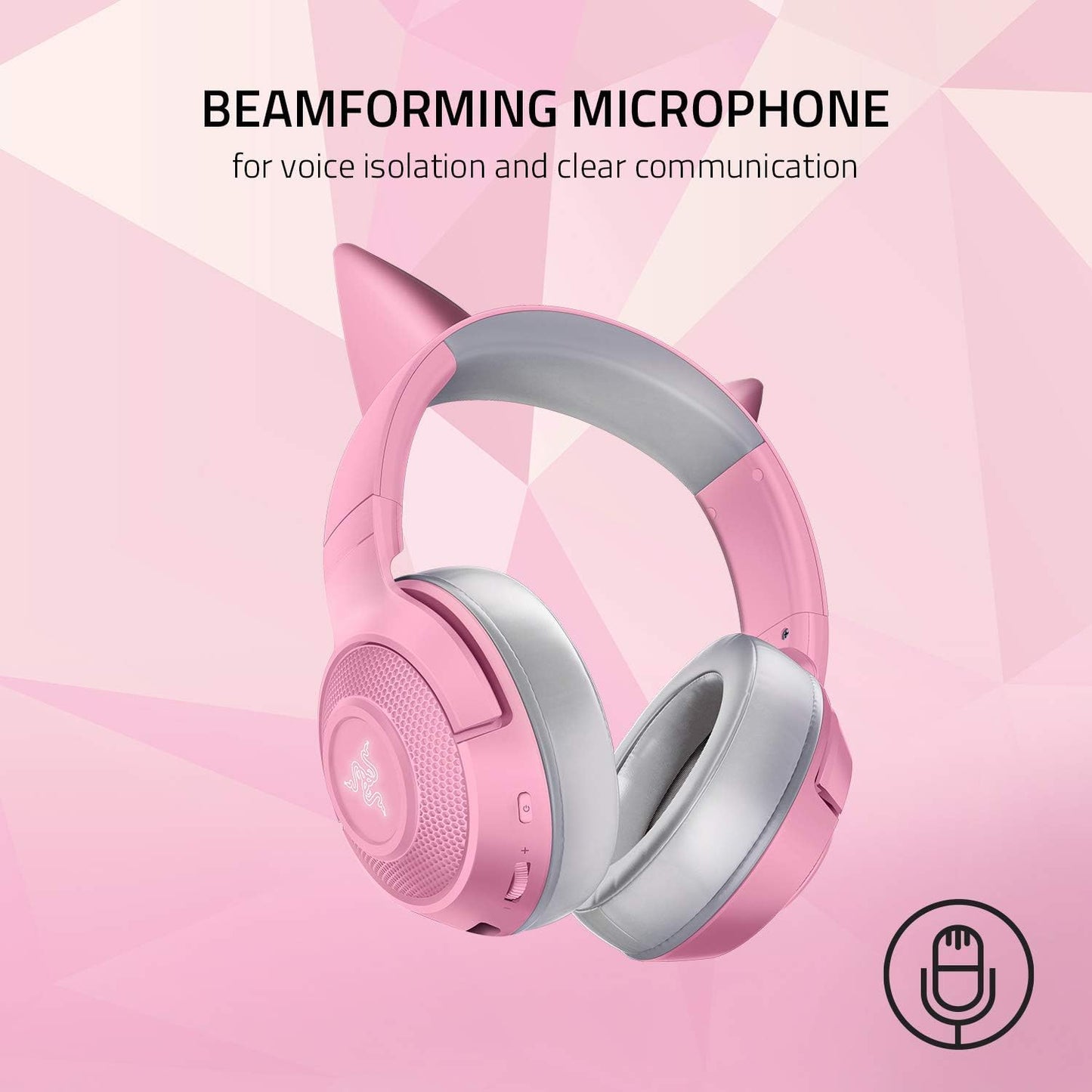 Razer Kraken BT Kitty Edition Bluetooth Gaming Headset Renewed