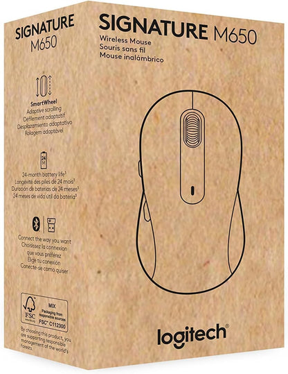 Logitech 910-006268 Signature M650 Wireless Mouse - Black