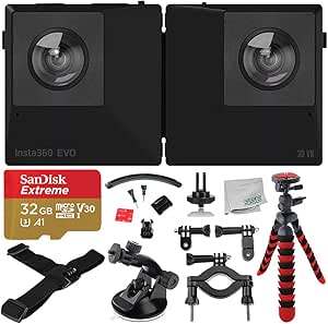 Insta360 INSTA360EVOSK EVO 3D/2D 360° VR Camera Bundle