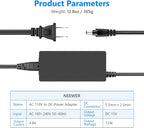 Neewer NW-150480D2 15V Ring Light Power Adapter
