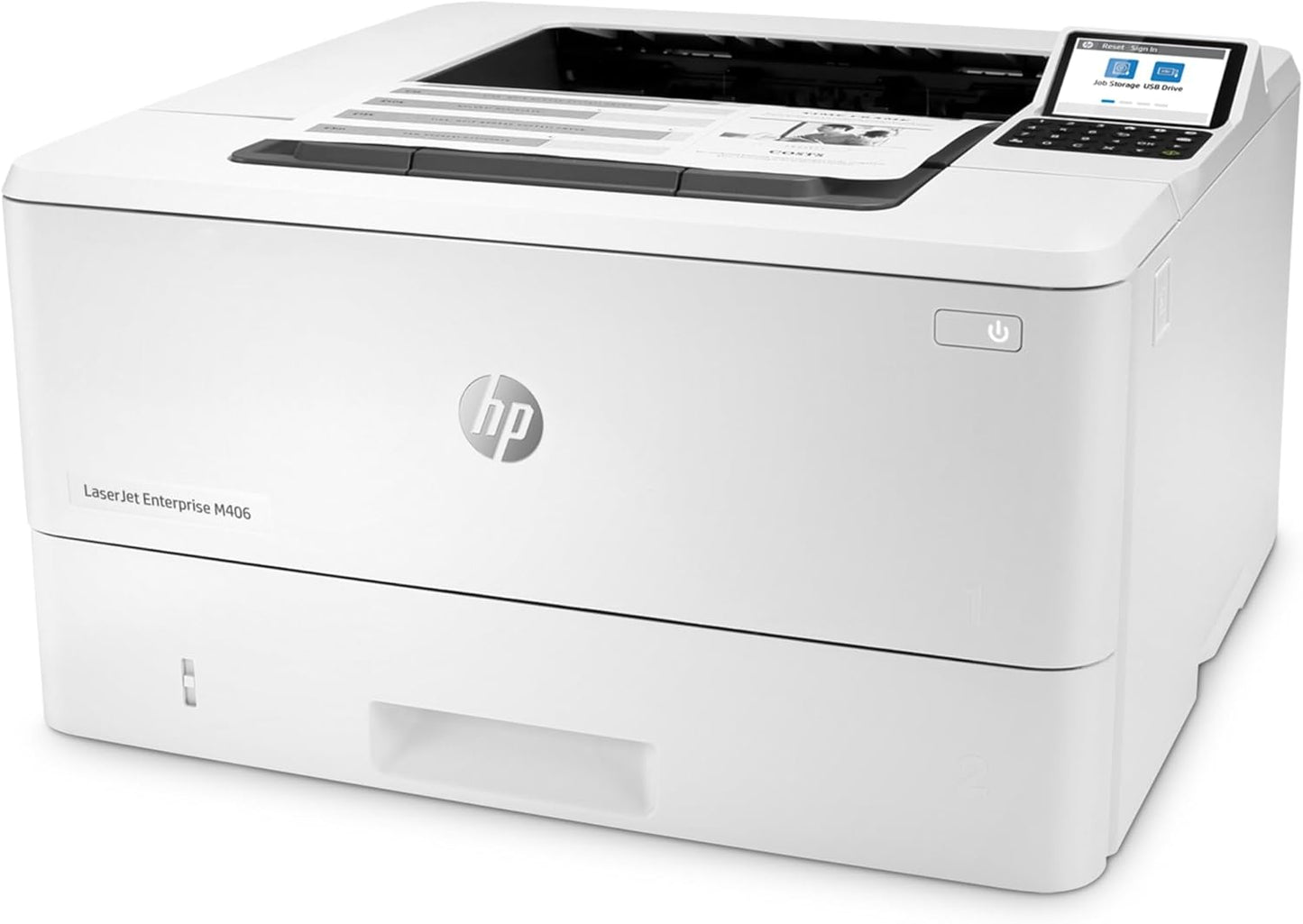HP M406dn LaserJet Enterprise Monochrome Printer - Ethernet & Duplex