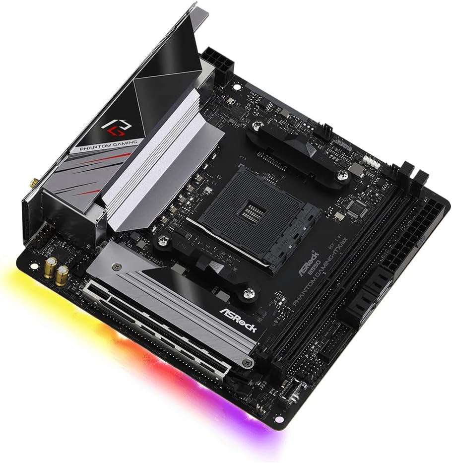 ASRock B550 PHANTOM GAMING-ITX/AX AM4 Motherboard