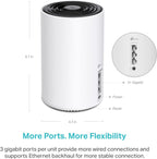 TP-Link Deco XE75 AXE5400 Tri-Band WiFi 6E Mesh Renewed