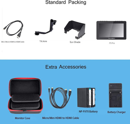 FEELWORLD EANAFD00002 F5 Pro V4 Touch Screen Monitor Kit