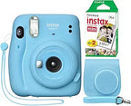 Fujifilm Instax Mini 11 Sky Blue Instant Camera Bundle