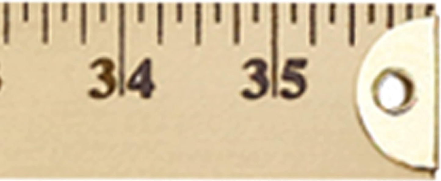 Westcott 636921-001 Wooden Yardstick with Brass Ends