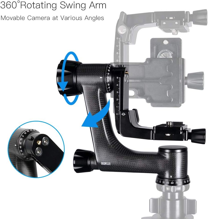 Sirui PH-10 Carbon Fiber Gimbal Head Lightweight