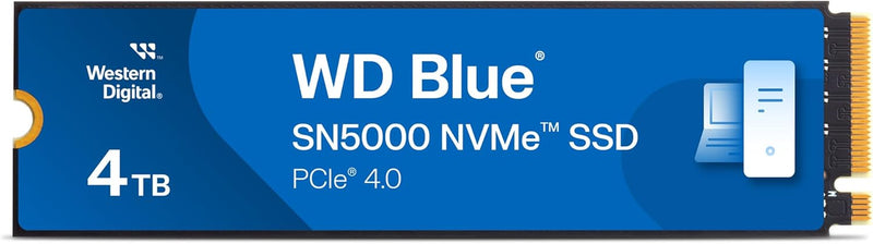 Western Digital WDS400T4B0E 4TB Blue SN5000 NVMe SSD Gen4 — main product image
