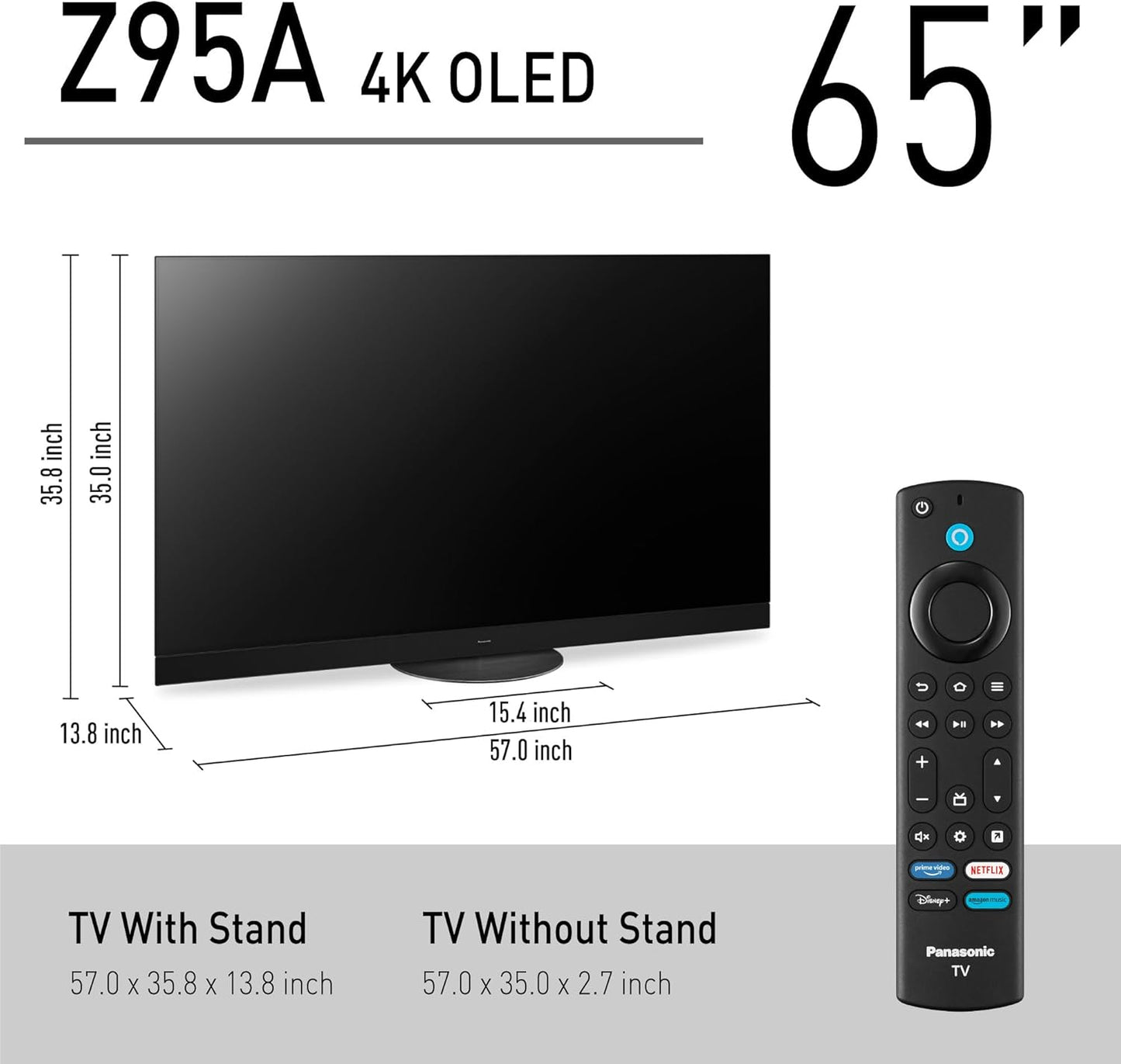 Panasonic TV-65Z95AP 65" OLED 4K Ultra HD Fire TV