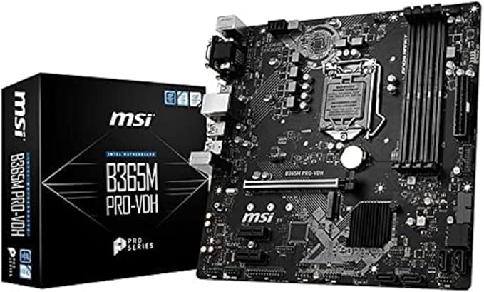 MSI B365M PRO-VDH Intel Micro ATX Motherboard DDR4 — main product image