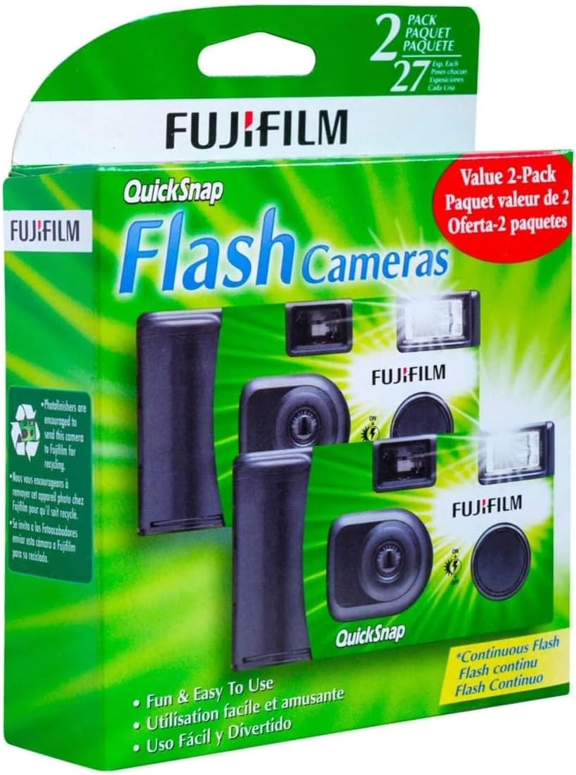 Fujifilm QuickSnap Flash 400 Disposable Camera 6-Pack