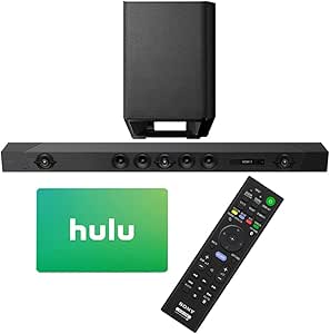 Sony E1SNHTST5000 7.1.2ch Dolby Atmos Sound Bar + Hulu