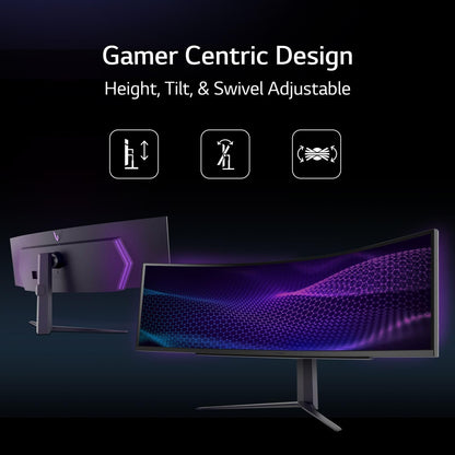 LG 49GR85DC-B.AUS 49" UltraGear 240Hz Curved Gaming Monitor