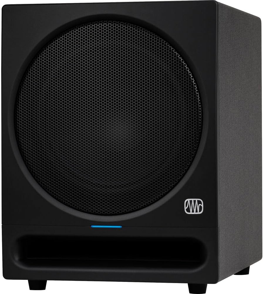 PreSonus ERIS PRO SUB 10 Studio Subwoofer, 10-inch Active Bundle
