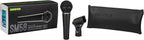 Shure SM58-BLK Pro XLR Dynamic Microphone Black Edition
