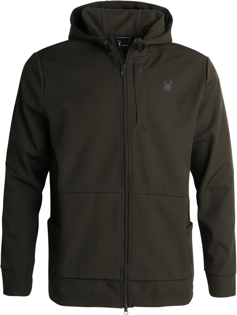 Spyder Men's Hybrid Performance Tech Jacket Hooded — main product image