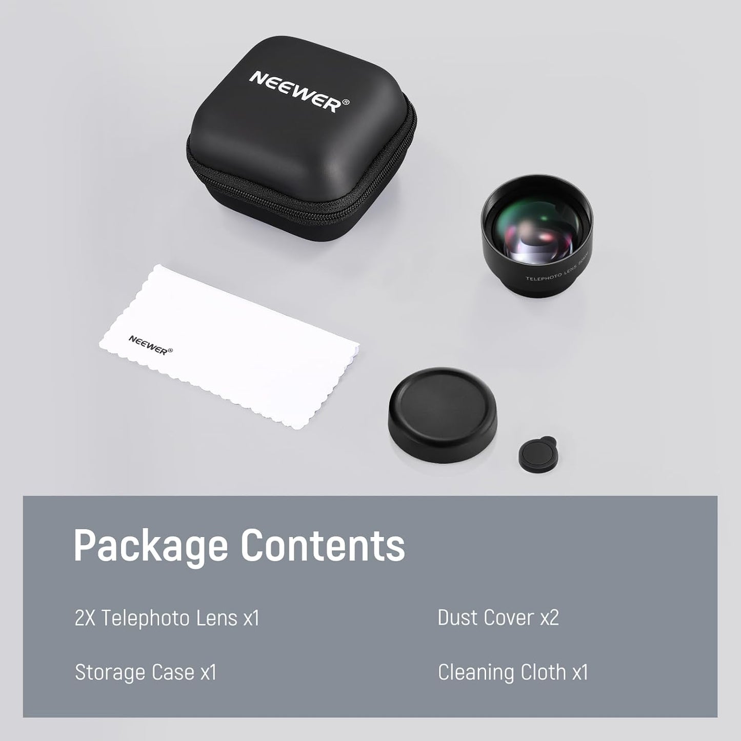 Neewer LS-41 8mm HD Fisheye Phone Lens 220° Wide Angle
