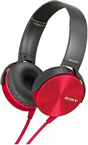 Sony MDR-XB450 Extra Bass Smartphone Headset - Red