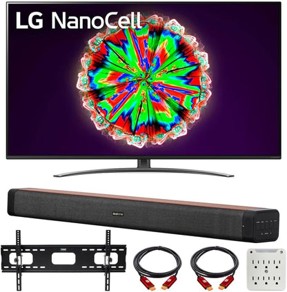 LG E2LG65NANO81 65" Nano 8 4K TV Soundbar Bundle