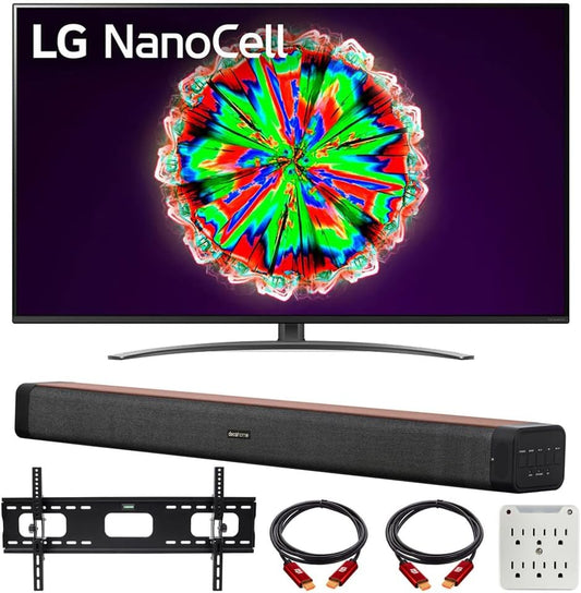 LG E2LG65NANO81 65" Nano 8 4K TV Soundbar Bundle