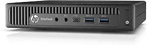 HP EliteDesk 800 G1 Mini PC i5 8GB SSD Win10 Renewed — main product image