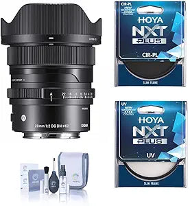 Sigma 20mm f/2 DG DN Leica L Lens Bundle