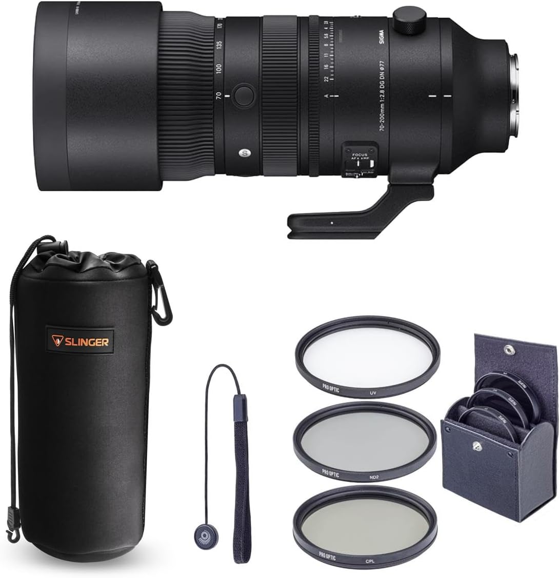 Sigma 70-200mm f/2.8 DG DN OS Sony E Lens Bundle