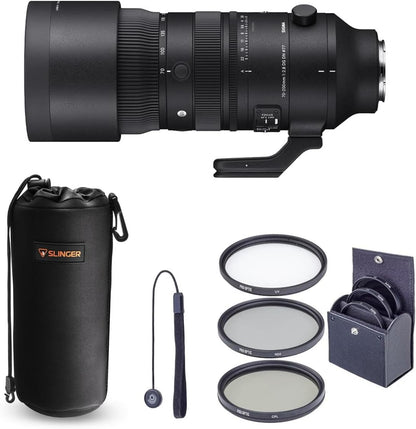 Sigma 70-200mm f/2.8 DG DN OS Sony E Lens Bundle