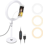 Neewer 10095097 Laptop Selfie Ring Light with Stand