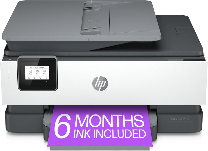 HP OfficeJet 8015e Wireless Color Printer - Instant Ink — main product image