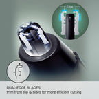 Panasonic ER-GN70-K Vacuum Nose & Ear Hair Trimmer