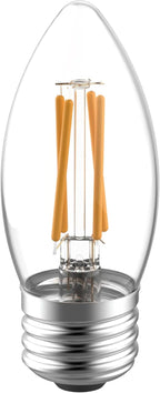 GE 31880 Reveal LED B11 Candle Bulbs 60W 2-Pack