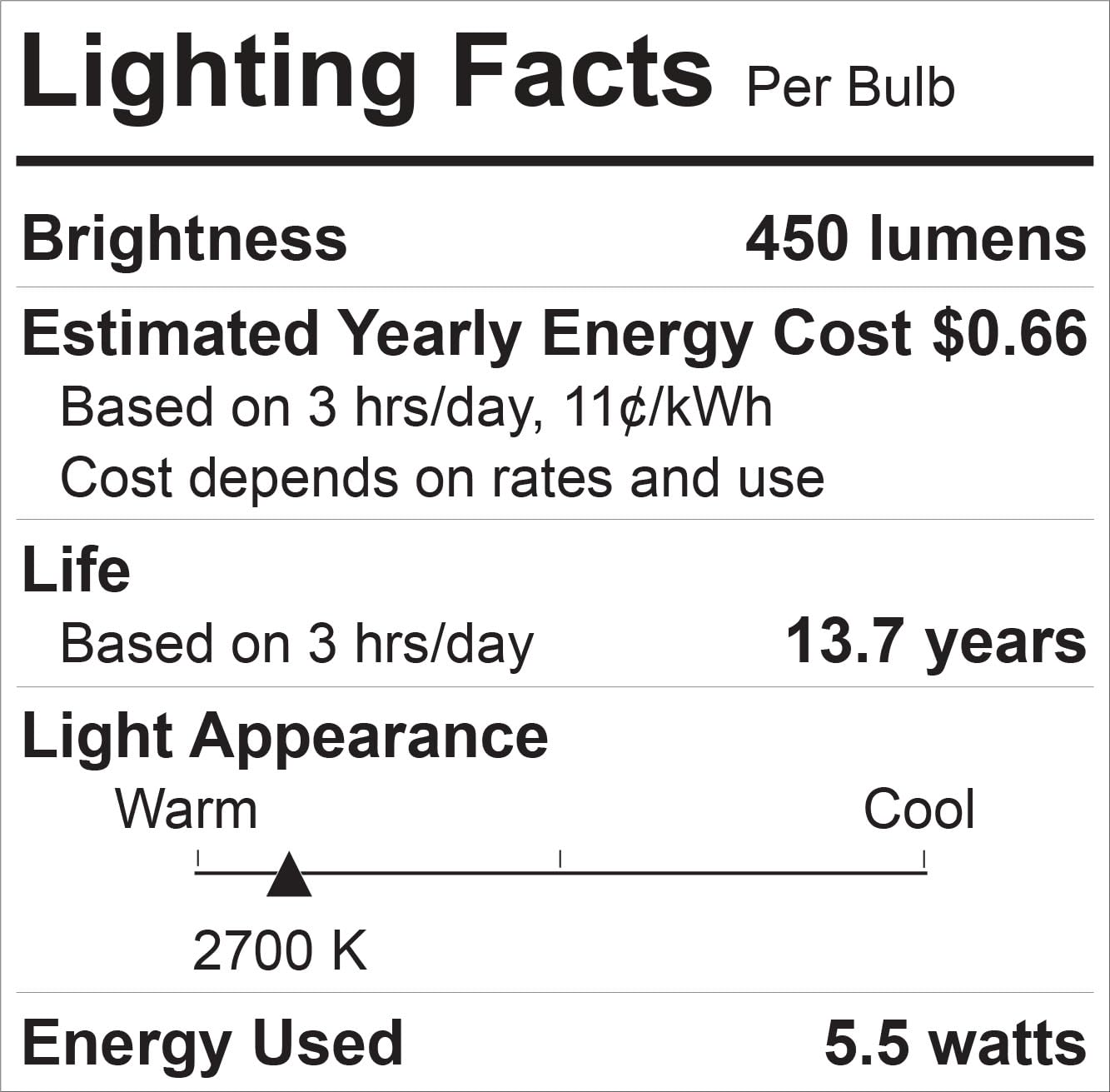 GE 44898 Relax 40W Equivalent Dimmable LED 8-Pack