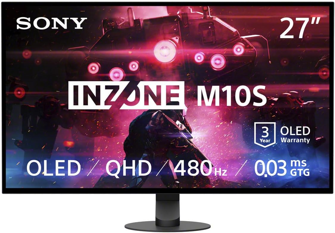 Sony SDM27Q10S 27" OLED 480Hz G-SYNC Gaming Monitor