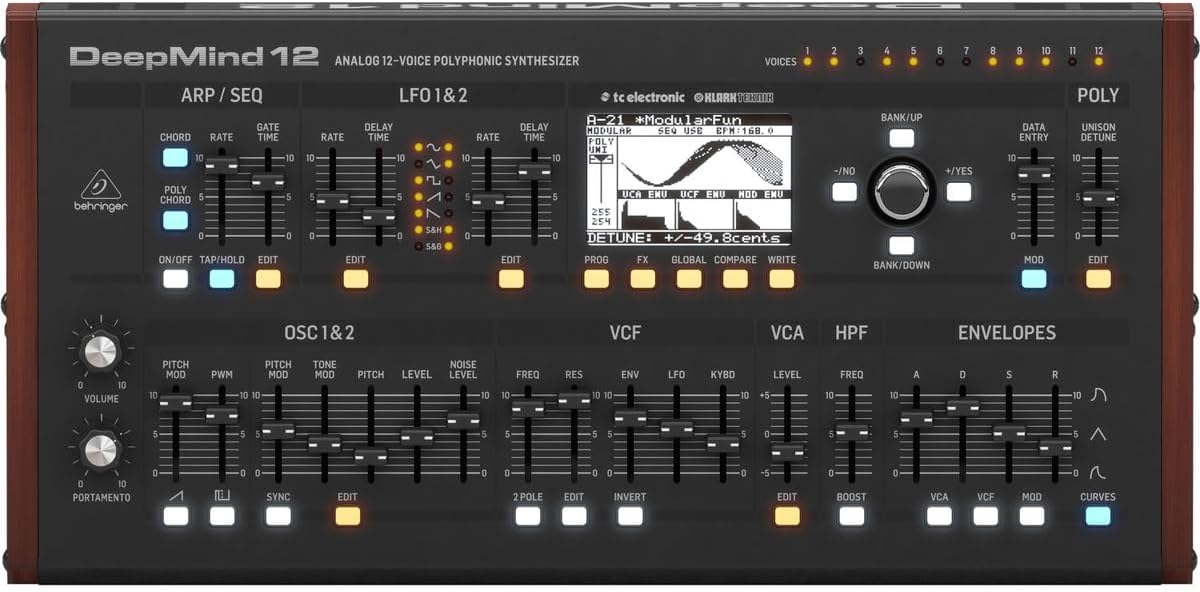 Behringer DEEPMIND12D 12-Voice Analog Desktop Synthesizer