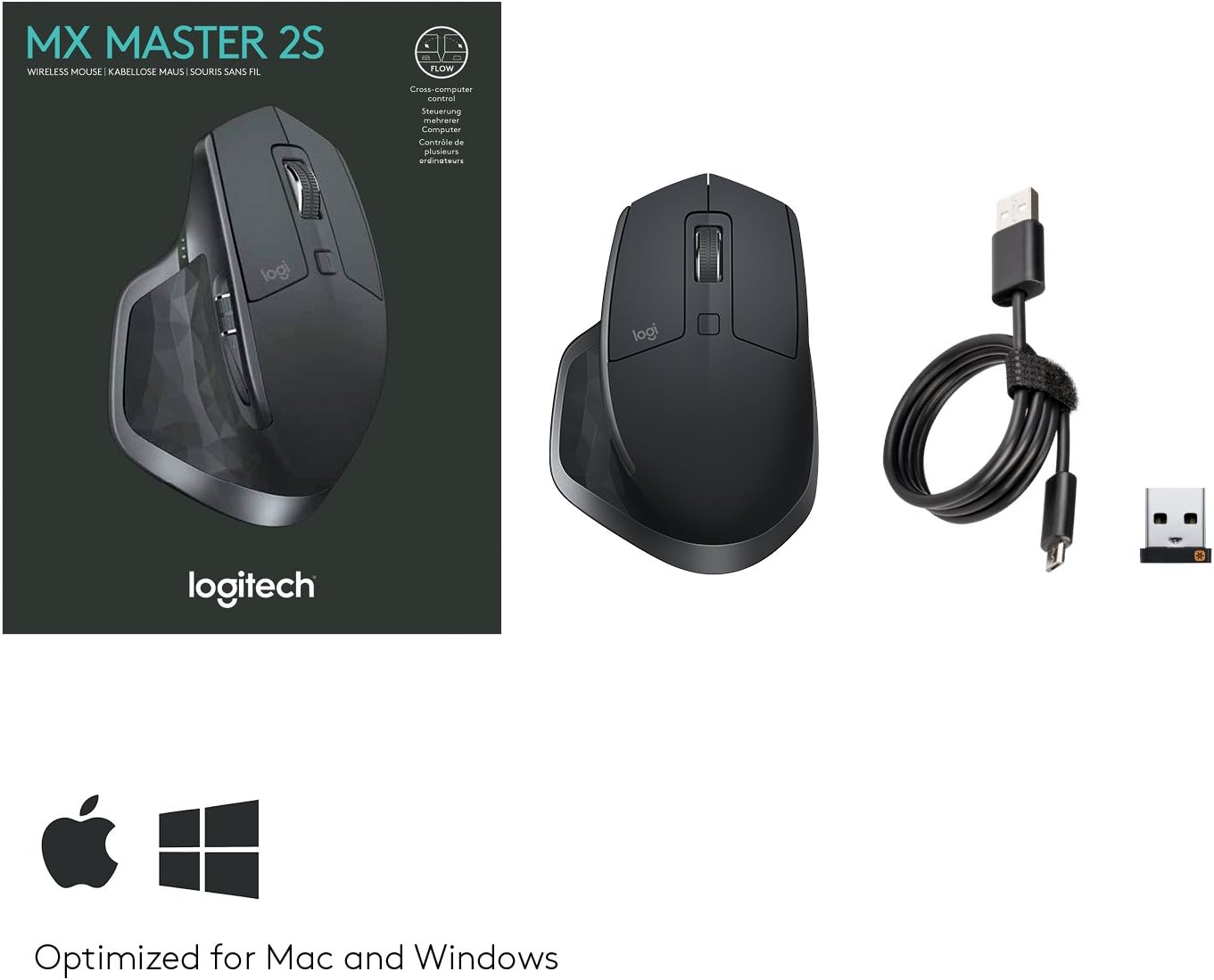 Logitech 910-005139 MX Master 2S Wireless Mouse