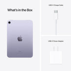 Apple MK7R3LL/A iPad Mini 6 64GB Wi-Fi Purple (Renewed)
