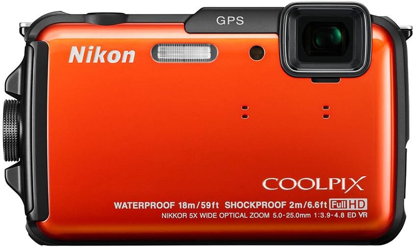 Nikon COOLPIX AW110 Orange Waterproof Camera
